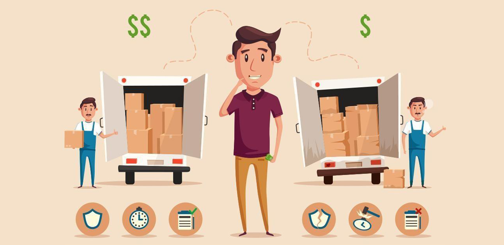 List of Moving Services & Costs of moving