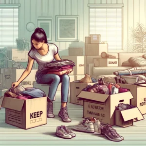 Declutter Before You Pack, surviving last minute move